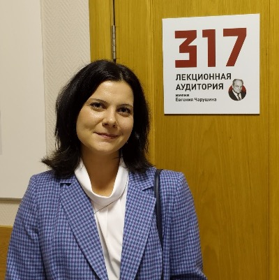 ВХУТЕИН посетила художник-иллюстратор Евгения Чарушина-Капустина – представитель династии выпускника "старого" ВХУТЕИНа XX века