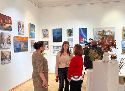 ВХУТЕИН представил межкафедральный проект на открытии выставки "Снега Петербурга"