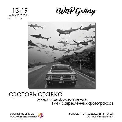 Приглашаем посетить фотовыставку в пространстве W&P Gallery 